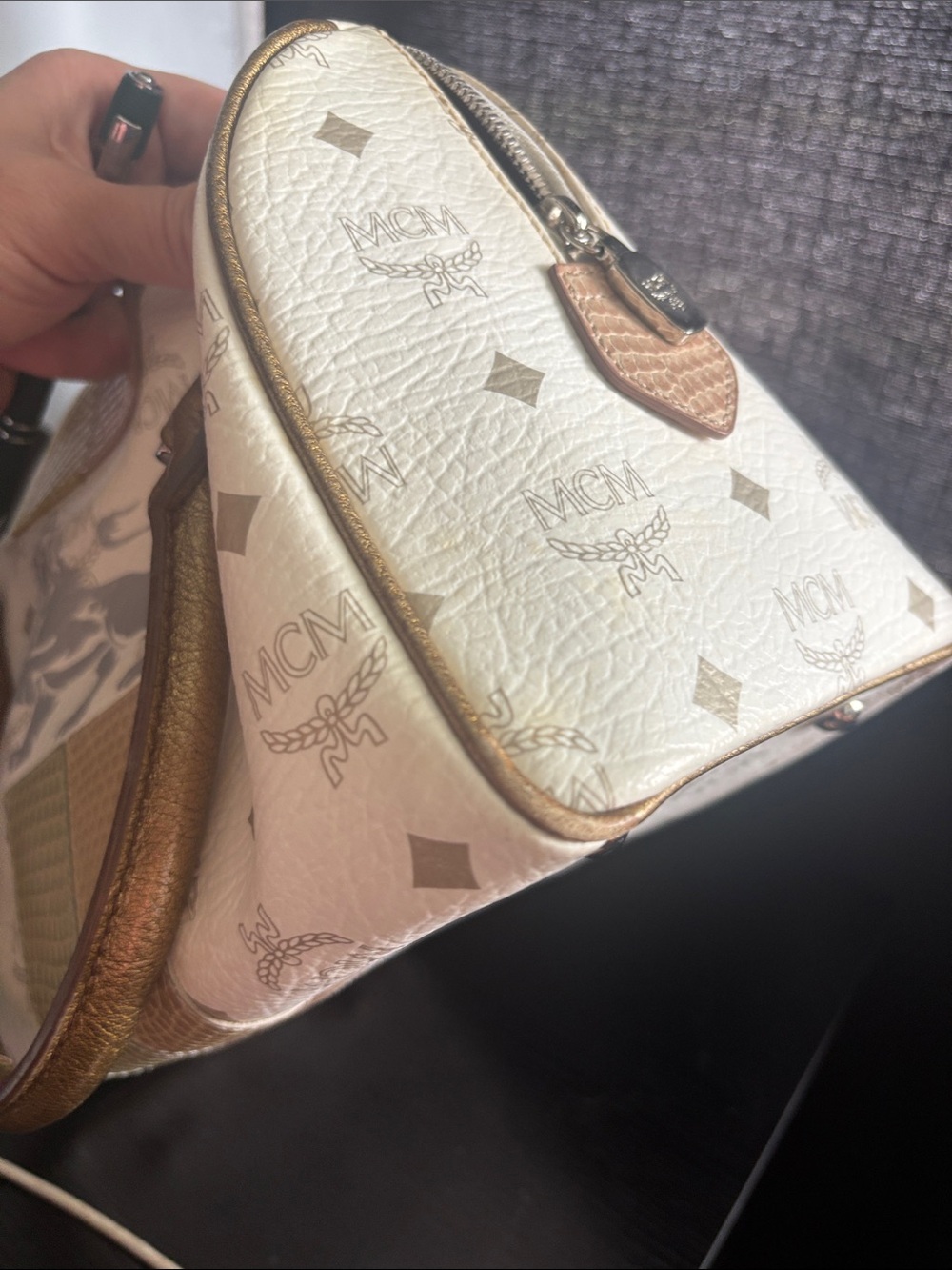 MCM Princess lion limited edition Boston bag - Picture 8 of 17